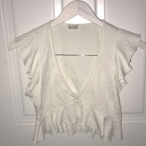 Free people white shirt